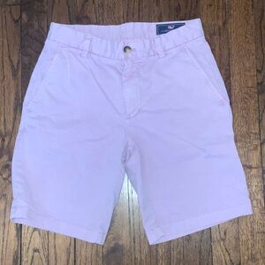 Vineyard Vines Light Pink/lavender  Flat Front Shorts size 28